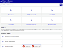 Tablet Screenshot of khalsaindustries.com